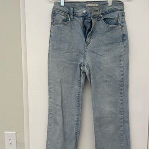 Levi High Waisted Crop Flare